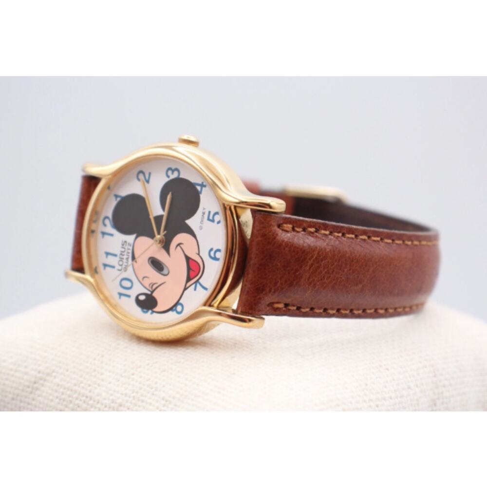 Vintage Lorus By Seiko Mickey Mouse Quartz Watch Great Condition New Battery